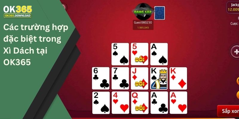 Các trường hợp đặc biệt trong xì dách tại OK365