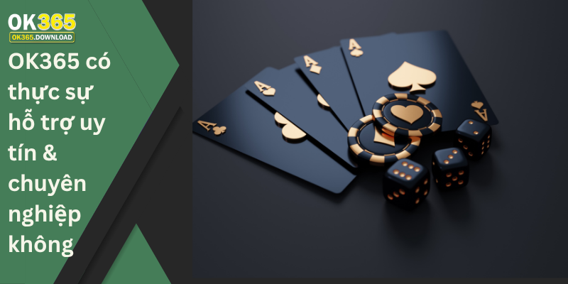 OK365 có thực sự hỗ trợ uy tín & chuyên nghiệp không